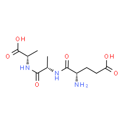ChemSpider 2D Image | L-alpha-Glutamyl-L-alanyl-L-alanine | C11H19N3O6