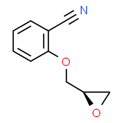 ChemSpider 2D Image | (R)-2-(Oxiran-2-ylmethoxy)benzonitrile | C10H9NO2