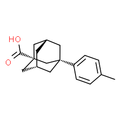 ChemSpider 2D Image | 3-p-Tolyl-adamantane-1-carboxylic acid | C18H22O2