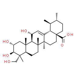 ChemSpider 2D Image | 11alpha-hydroxyasiatic acid | C30H48O6