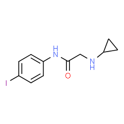ChemSpider 2D Image | N~2~-Cyclopropyl-N-(4-iodophenyl)glycinamide | C11H13IN2O