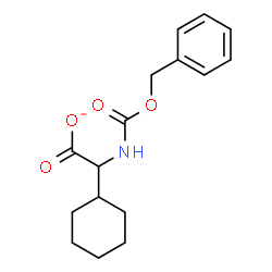ChemSpider 2D Image | {[(Benzyloxy)carbonyl]amino}(cyclohexyl)acetate | C16H20NO4