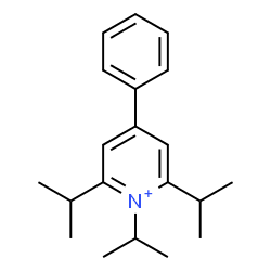ChemSpider 2D Image | 1,2,6-Triisopropyl-4-phenylpyridinium | C20H28N