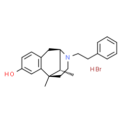 ChemSpider 2D Image | (-)-Phenazocine hydrobromide | C22H28BrNO