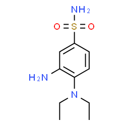 ChemSpider 2D Image | 3-Amino-4-(diethylamino)benzenesulfonamide | C10H17N3O2S