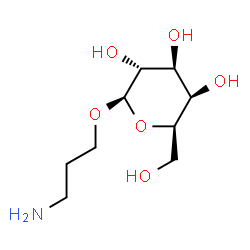 ChemSpider 2D Image | 3-Aminopropyl beta-D-galactopyranoside | C9H19NO6