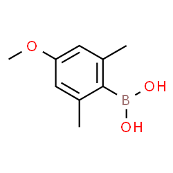 ChemSpider 2D Image | 2,6-dimethyl-4-methoxyphenylboronic acid | C9H13BO3