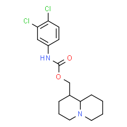 ChemSpider 2D Image | Octahydro-2H-quinolizin-1-ylmethyl (3,4-dichlorophenyl)carbamate | C17H22Cl2N2O2