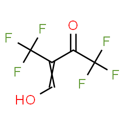 ChemSpider 2D Image | 1,1,1-Trifluoro-4-hydroxy-3-(trifluoromethyl)-3-buten-2-one | C5H2F6O2