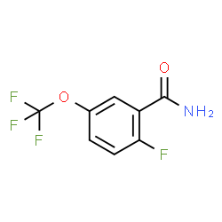 ChemSpider 2D Image | 2-fluoro-5-(trifluoromethoxy)benzamide | C8H5F4NO2