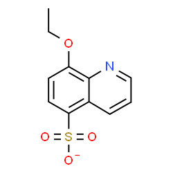 ChemSpider 2D Image | 8-Ethoxy-5-quinolinesulfonate | C11H10NO4S