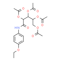 ChemSpider 2D Image | 5-[(4-Ethoxyphenyl)amino]-5-oxo-1,2,3,4-pentanetetrayl tetraacetate | C21H27NO10