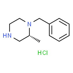 ChemSpider 2D Image | (R)-1-Benzyl-2-methylpiperazine hydrochloride | C12H19ClN2