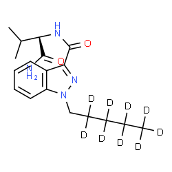 ChemSpider 2D Image | AB-PINACA-d9 | C18H17D9N4O2