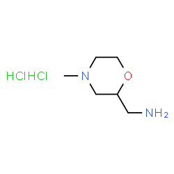 ChemSpider 2D Image | (4-methylmorpholin-2-yl)methanamine dihydrochloride | C6H16Cl2N2O