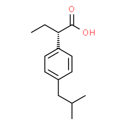 ChemSpider 2D Image | (S)-Butibufen | C14H20O2