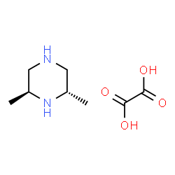 ChemSpider 2D Image | (2S,6S)-2,6-Dimethylpiperazine oxalate | C8H16N2O4