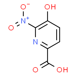 ChemSpider 2D Image | 5-Hydroxy-6-nitro-2-pyridinecarboxylic acid | C6H4N2O5
