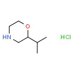 ChemSpider 2D Image | 2-Isopropylmorpholine hydrochloride | C7H16ClNO