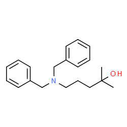 ChemSpider 2D Image | 5-(Dibenzylamino)-2-methyl-2-pentanol | C20H27NO