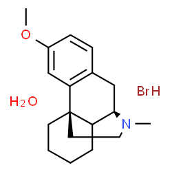 ChemSpider 2D Image | 3-Methoxy-17-methylmorphinan hydrobromide hydrate | C18H28BrNO2