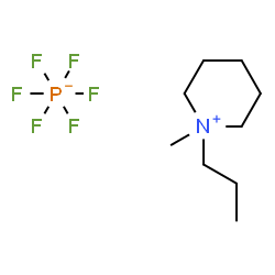 ChemSpider 2D Image | 1-Methyl-1-propylpiperidinium hexafluorophosphate | C9H20F6NP