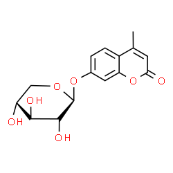 ChemSpider 2D Image | 4-Methyl-2-oxo-2H-chromen-7-yl beta-D-xylopyranoside | C15H16O7