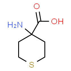 ChemSpider 2D Image | 4-Aminotetrahydrothiopyran-4-carboxylic acid | C6H11NO2S