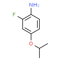 ChemSpider 2D Image | 2-Fluoro-4-isopropoxyaniline | C9H12FNO