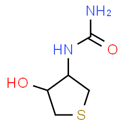 ChemSpider 2D Image | 1-(4-Hydroxytetrahydro-3-thiophenyl)urea | C5H10N2O2S