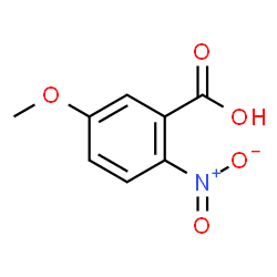 ChemSpider 2D Image | 5-Methoxy-2-nitrobenzoic acid | C8H7NO5