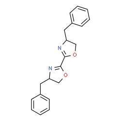 ChemSpider 2D Image | 4,4'-Dibenzyl-4,4',5,5'-tetrahydro-2,2'-bi-1,3-oxazole | C20H20N2O2