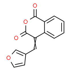 ChemSpider 2D Image | 4-(3-Furylmethylene)-1H-isochromene-1,3(4H)-dione | C14H8O4