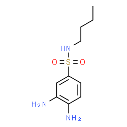 ChemSpider 2D Image | 3,4-Diamino-N-butylbenzenesulfonamide | C10H17N3O2S