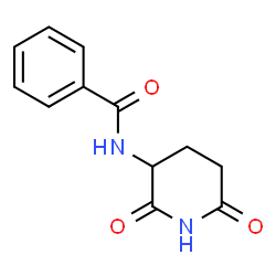 ChemSpider 2D Image | N-(2,6-Dioxo-3-piperidinyl)benzamide | C12H12N2O3