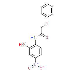 ChemSpider 2D Image | N-(2-Hydroxy-4-nitrophenyl)-2-phenoxyacetamide | C14H12N2O5