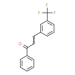 ChemSpider 2D Image | 1-Phenyl-3-[3-(trifluoromethyl)phenyl]-2-propen-1-one | C16H11F3O