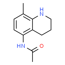 ChemSpider 2D Image | N-(8-Methyl-1,2,3,4-tetrahydro-5-quinolinyl)acetamide | C12H16N2O