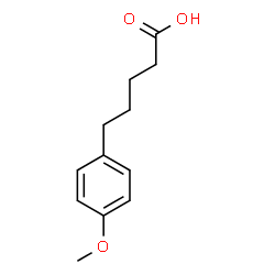 ChemSpider 2D Image | 5-(4-Methoxyphenyl)pentanoic acid | C12H16O3