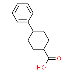 ChemSpider 2D Image | 4-Phenylcyclohexanecarboxylic acid | C13H16O2