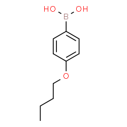 ChemSpider 2D Image | 4-butoxyphenylboronic acid | C10H15BO3