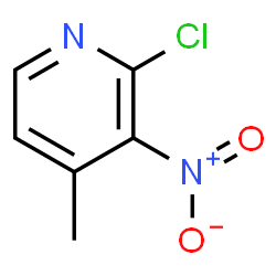 ChemSpider 2D Image | 2-Chloro-4-methyl-3-nitropyridine | C6H5ClN2O2