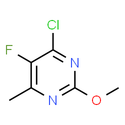 ChemSpider 2D Image | 4-Chloro-5-fluoro-2-methoxy-6-methylpyrimidine | C6H6ClFN2O