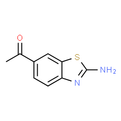 ChemSpider 2D Image | 1-(2-Amino-1,3-benzothiazol-6-yl)ethanone | C9H8N2OS
