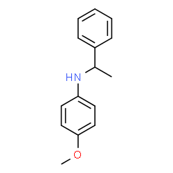 ChemSpider 2D Image | 4-Methoxy-N-(1-phenylethyl)aniline | C15H17NO