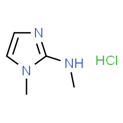 ChemSpider 2D Image | N,1-dimethyl-1H-imidazol-2-amine hydrochloride | C5H10ClN3