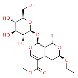 ChemSpider 2D Image | 7-O-Ethylmorroniside | C19H30O11