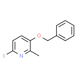 ChemSpider 2D Image | 3-(Benzyloxy)-6-iodo-2-methylpyridine | C13H12INO