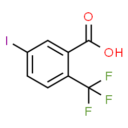 ChemSpider 2D Image | 5-Iodo-2-(trifluoromethyl)benzoic acid | C8H4F3IO2