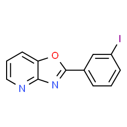 ChemSpider 2D Image | 2-(3-Iodophenyl)oxazolo[4,5-b]pyridine | C12H7IN2O
